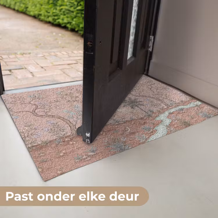 Nostalgisch - Reigers - Roze Deurmat klein -USP_NL