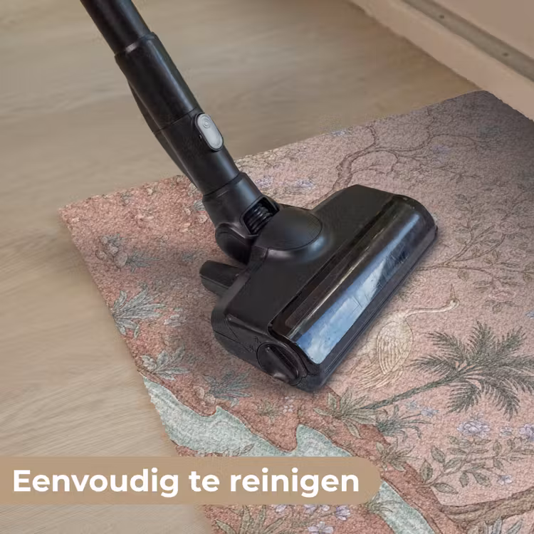Nostalgisch - Reigers - Roze Deurmat klein -reinigen_NL