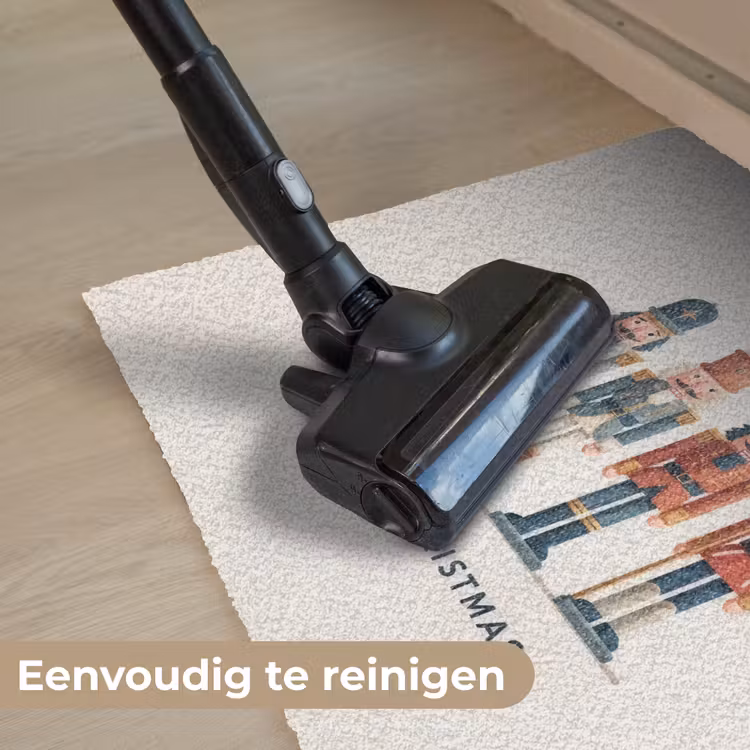 Notenkrakers - Minimalistisch - Kerst - Beige Deurmat klein -reinigen_NL