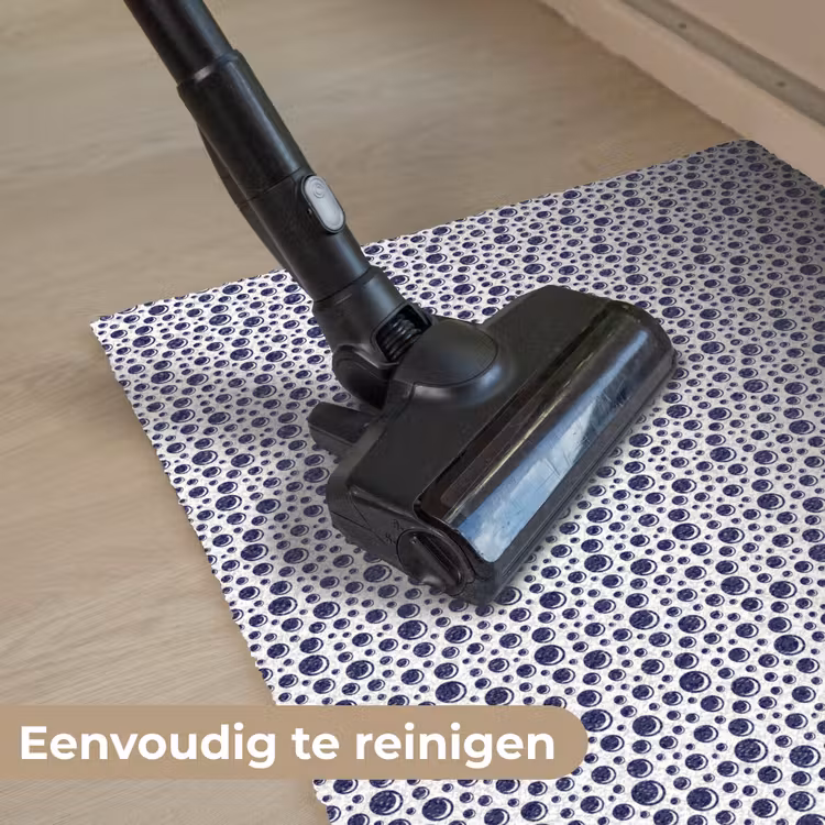 Oceaan - Bubbel - Blauw - Wit Deurmat klein 898 -reinigen_NL