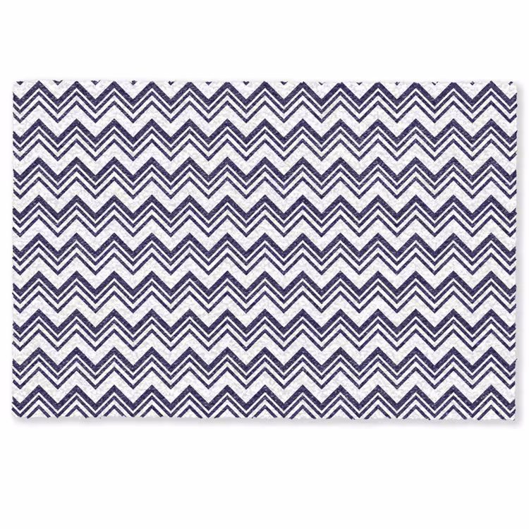 Oceaan - Golven - Blauw - Wit Deurmat klein 898 -zkaufland3d