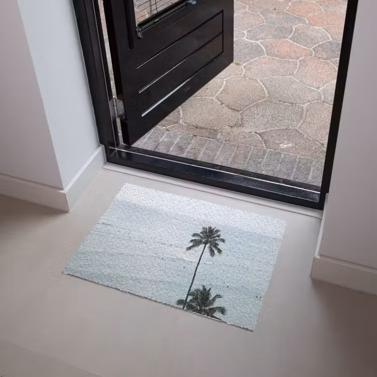 Oceaan - Palmbomen - Surfers Deurmat klein -sfeer5