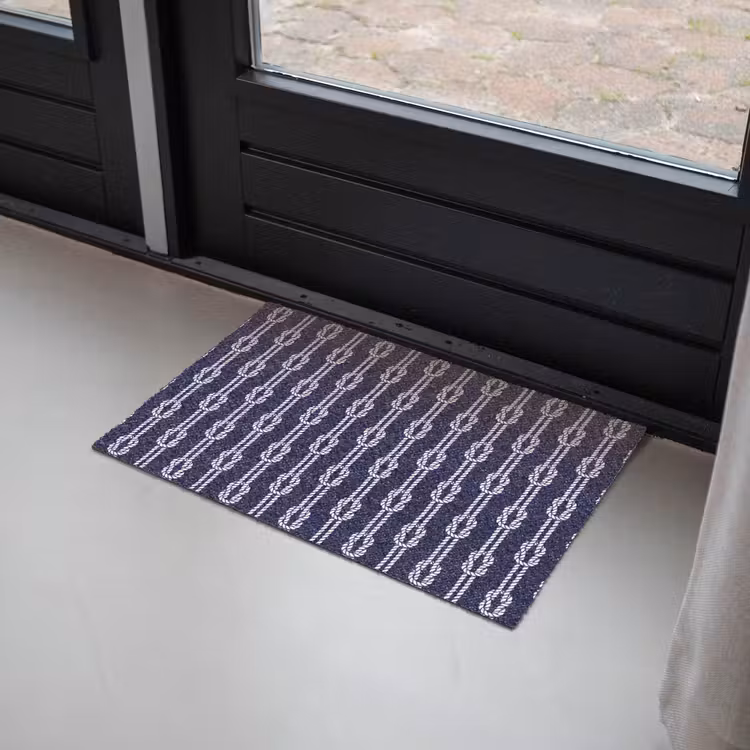 Oceaan - Touw - Blauw - Wit Deurmat klein 898 -sfeer2