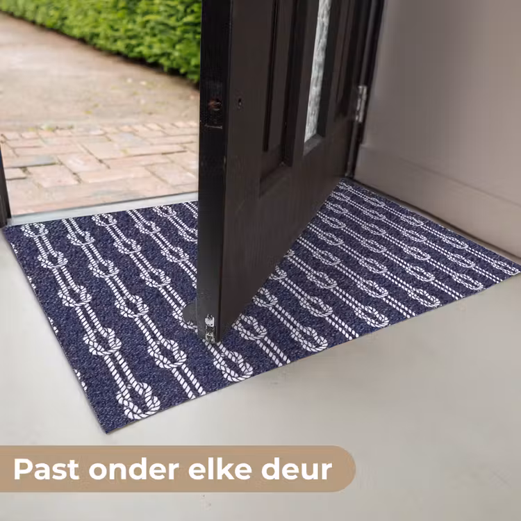 Oceaan - Touw - Blauw - Wit Deurmat klein 898 -USP_NL
