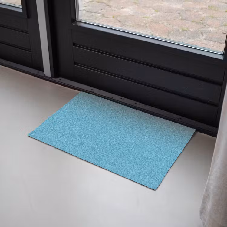 Ocean - Teal - Blauw Deurmat klein 898 -sfeer2