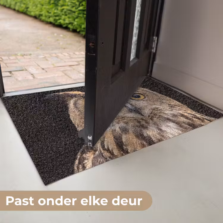 Oehoe - Uil - Portret - Bruin Deurmat klein -USP_NL