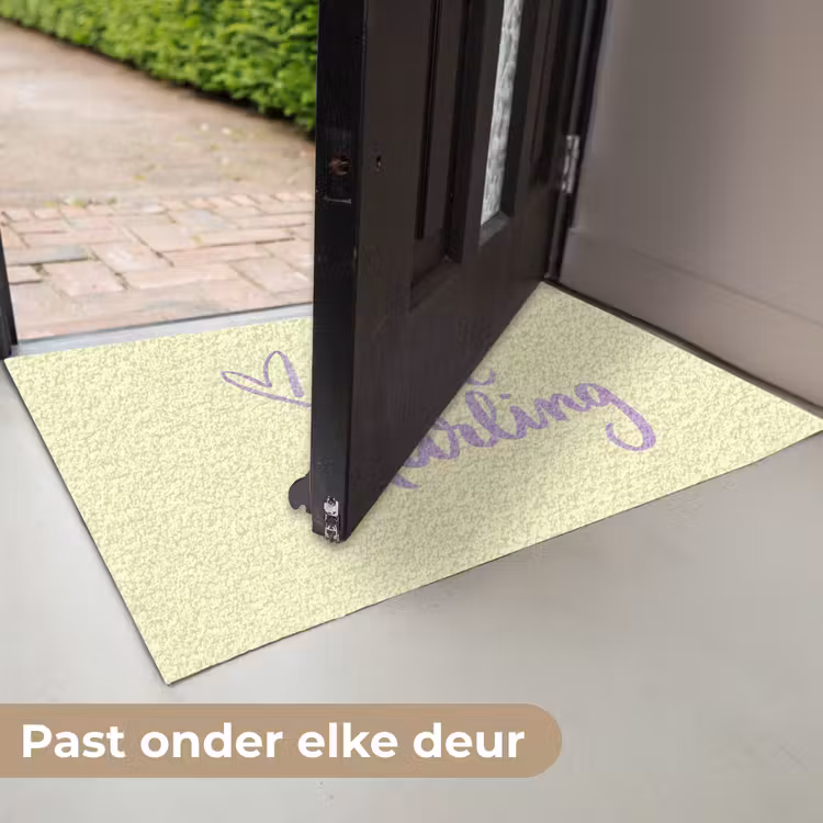 Oh darling - Geel - Hart Deurmat klein -USP_NL