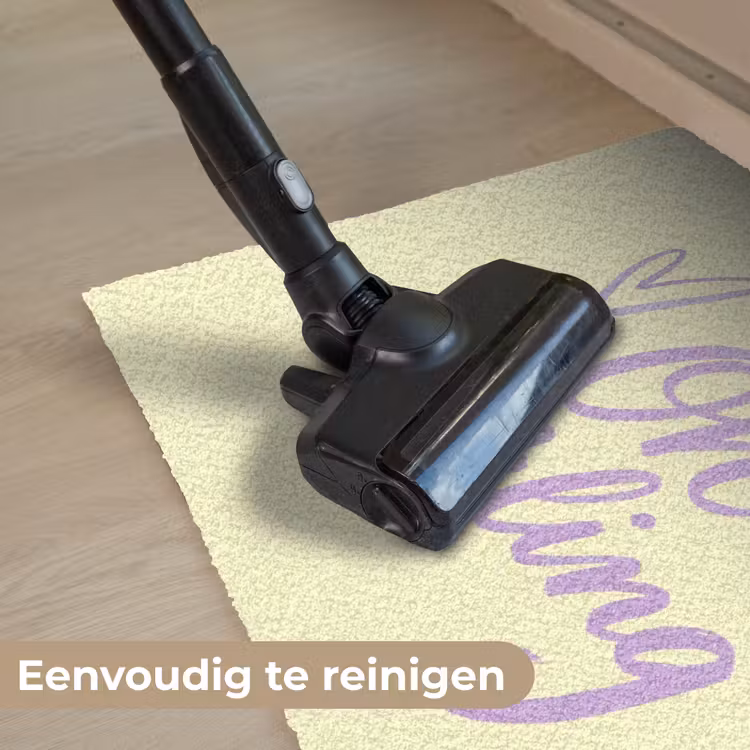 Oh darling - Geel - Hart Deurmat klein -reinigen_NL