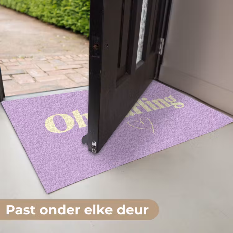 Oh darling - Hart - Paars Deurmat klein -USP_NL