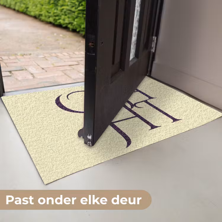 Oh hi - Geel - Monogram Deurmat klein -USP_NL