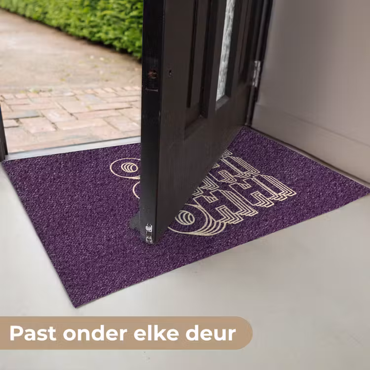 Oh hi - Paars - 3D Deurmat klein -USP_NL