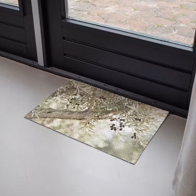 Deurmat - Olijfboom - tak - groen - Olijfboom - tak - groen Deurmat klein