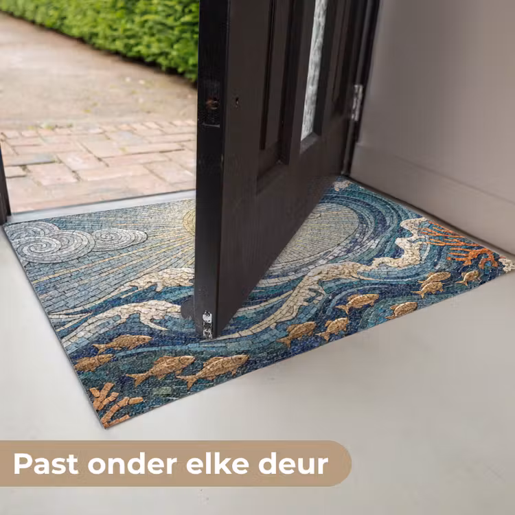 Onderwater - Koraal - Vis - Natuur - Kunst Deurmat klein -USP_NL