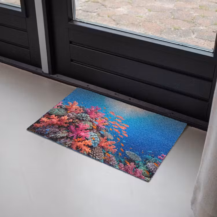 Onderwater - Koraalrif - Vissen - Oceaan - Natuur Deurmat klein -sfeer2