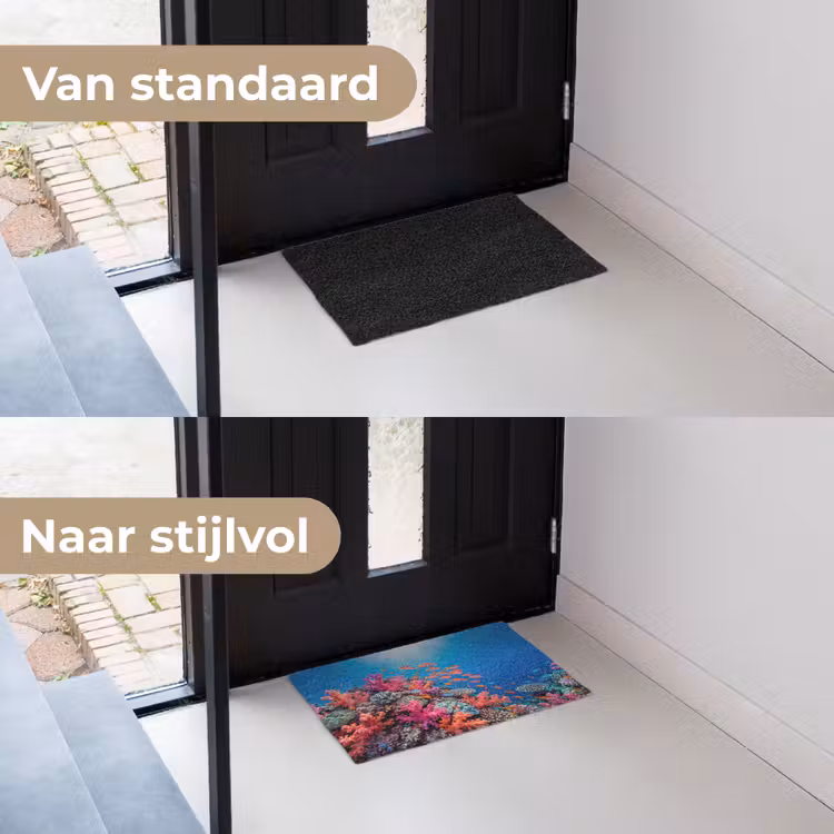 Onderwater - Koraalrif - Vissen - Oceaan - Natuur Deurmat klein -voor-na_NL