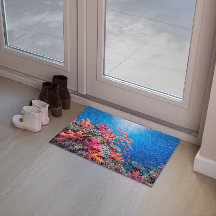 Onderwater - Koraalrif - Vissen - Oceaan - Natuur Deurmat klein -sfeer3