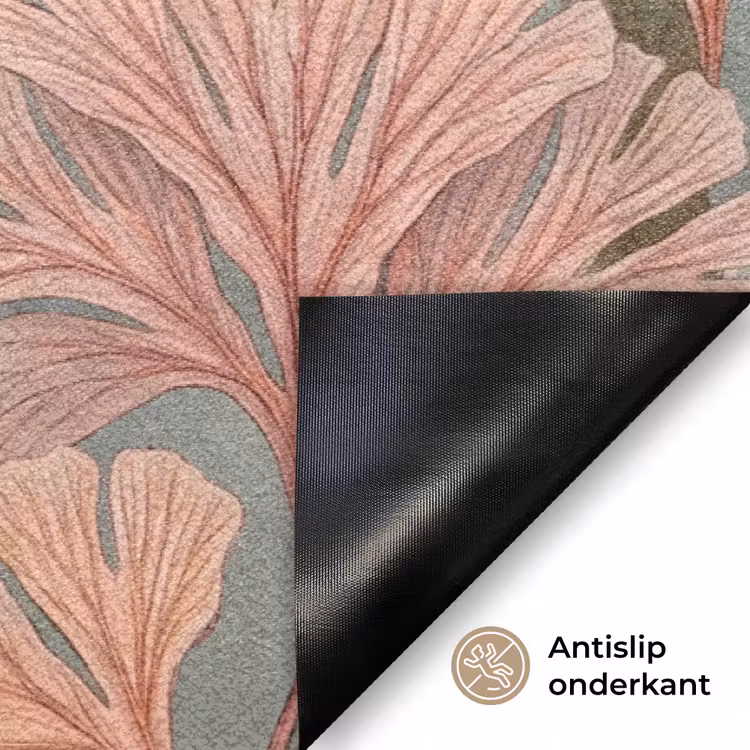 Onderwater - Planten - Vis - Vintage - Groen Deurmat klein -antislip_NL
