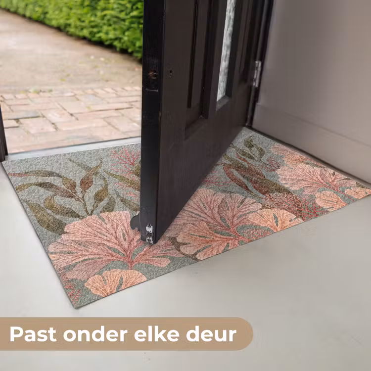 Onderwater - Planten - Vis - Vintage - Groen Deurmat klein -USP_NL