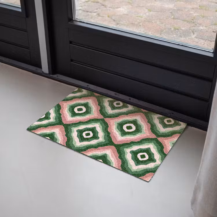 Ontwerp - Organisch - Kleurrijk Deurmat klein 898 -sfeer2