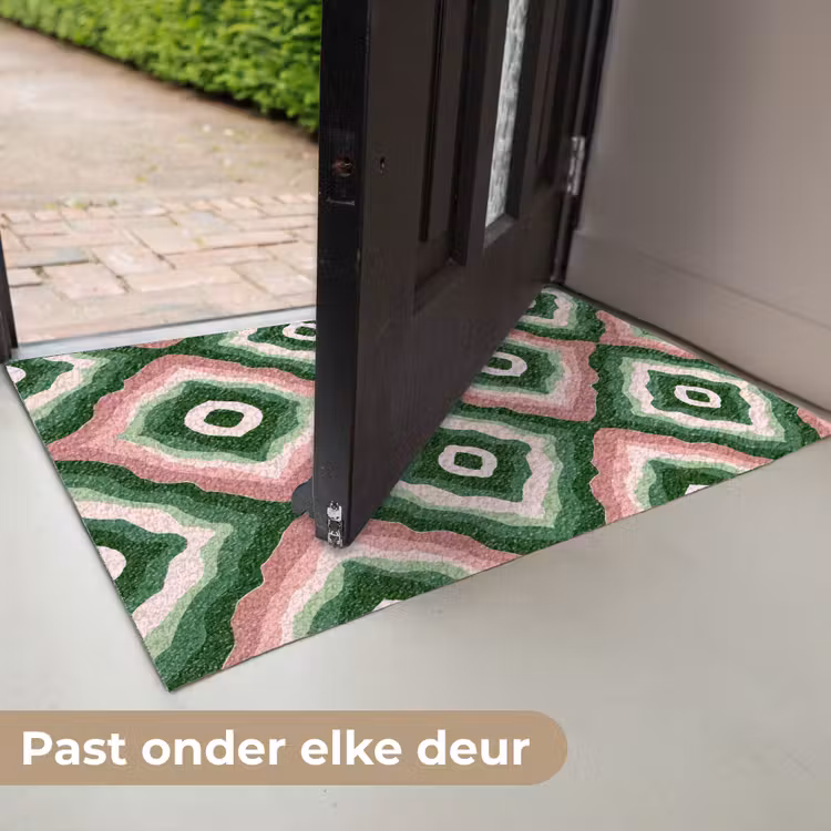 Ontwerp - Organisch - Kleurrijk Deurmat klein 898 -USP_NL
