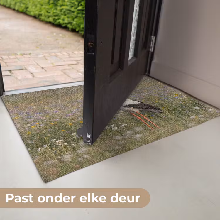 Ooienvaar - Bloemen - Weide - Kleurrijk Deurmat klein -USP_NL