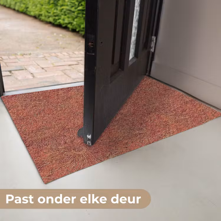 Oosters - Bloemen - Terracotta Deurmat klein 898 -USP_NL