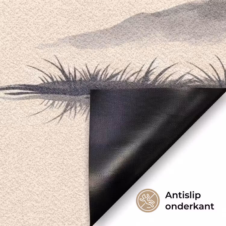 Oosters - Kraanvogels - Landschap Deurmat klein -antislip_NL