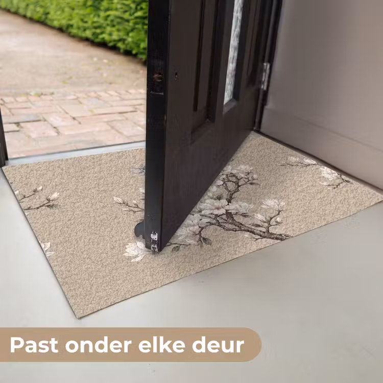 Oosters - Vogels - Beige Deurmat klein -USP_NL