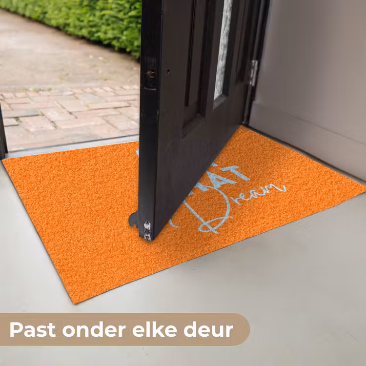 Oranje - Blauw - Go get that dream Deurmat klein -USP_NL