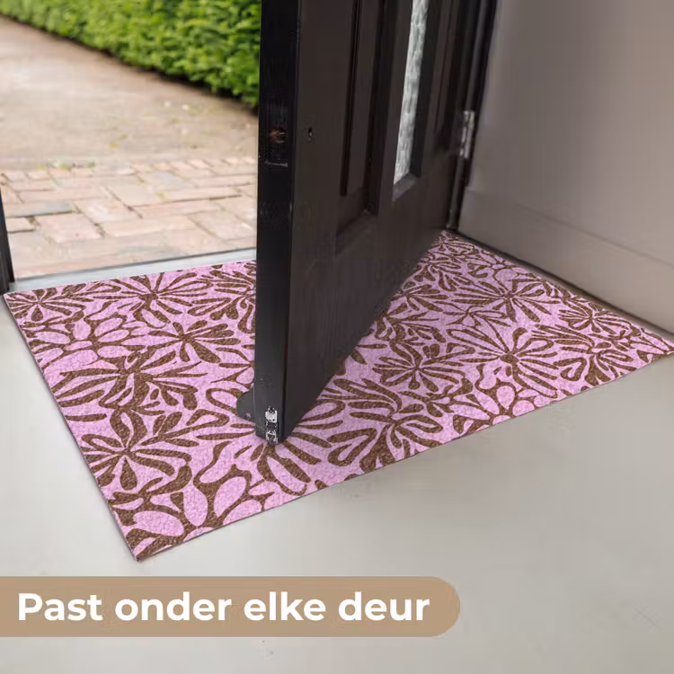 Organisch - Patroon - Roze Deurmat klein 898 -USP_NL