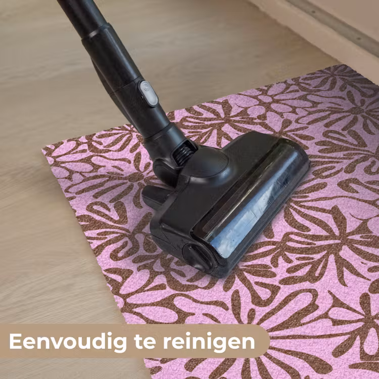 Organisch - Patroon - Roze Deurmat klein 898 -reinigen_NL