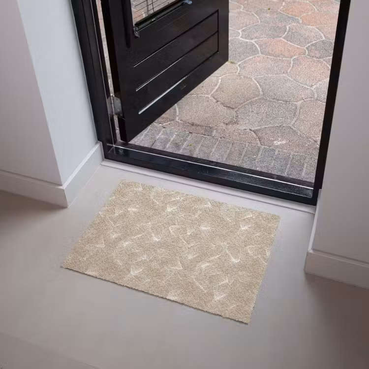 Organisch - Textuur - Beige Deurmat klein 898 -sfeer5