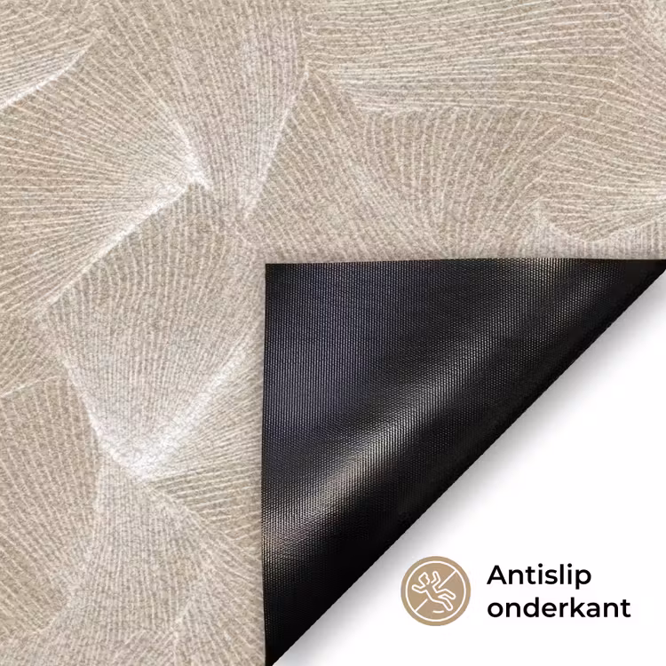 Organisch - Textuur - Beige Deurmat klein 898 -antislip_NL
