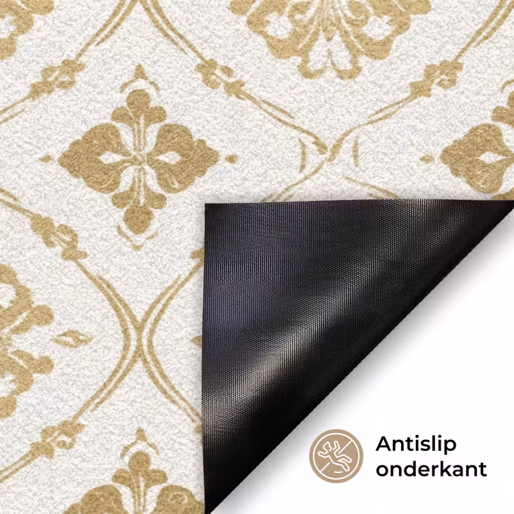 Ornament - Klassiek - Goud Deurmat klein 898 -antislip_NL