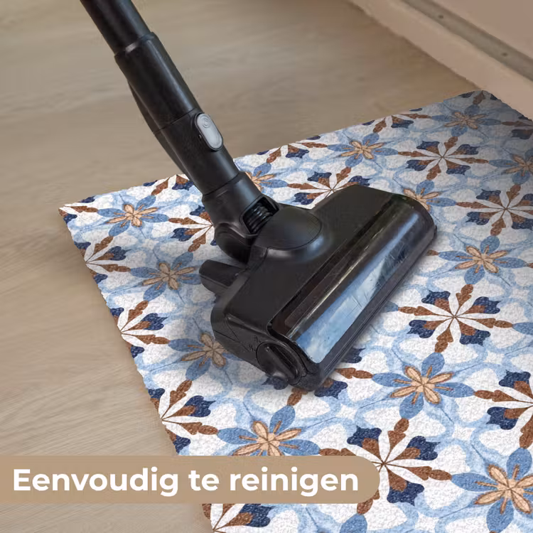 Ornament - Tegel - Kleurrijk Deurmat klein 898 -reinigen_NL