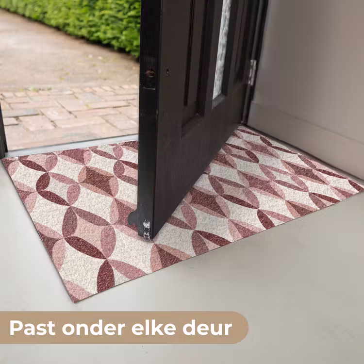 Ovaal - Textuur - Roze Deurmat klein 898 -USP_NL