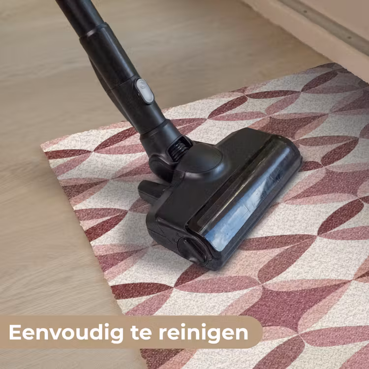 Ovaal - Textuur - Roze Deurmat klein 898 -reinigen_NL