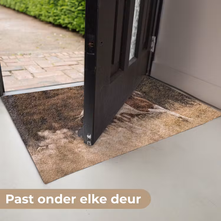 Paard - Bruin - Gras Deurmat klein -USP_NL