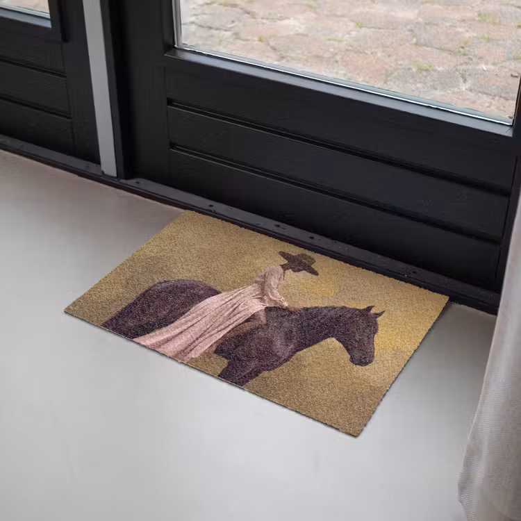 Paard - Klassiek - Oker Deurmat klein -sfeer2