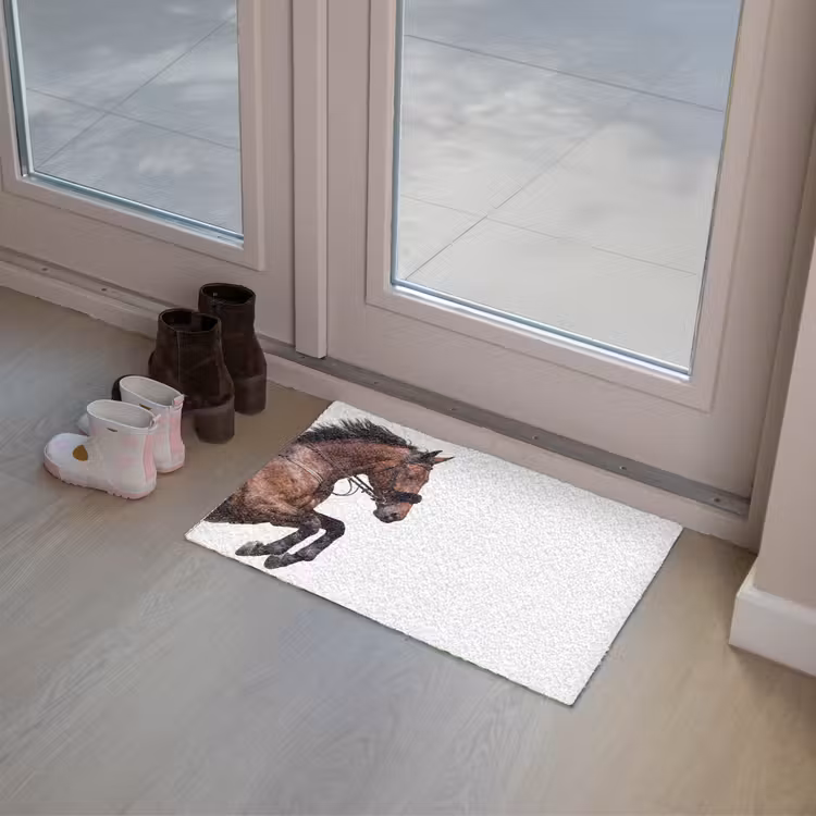 Paard - Springen - Modern Deurmat klein -sfeer3