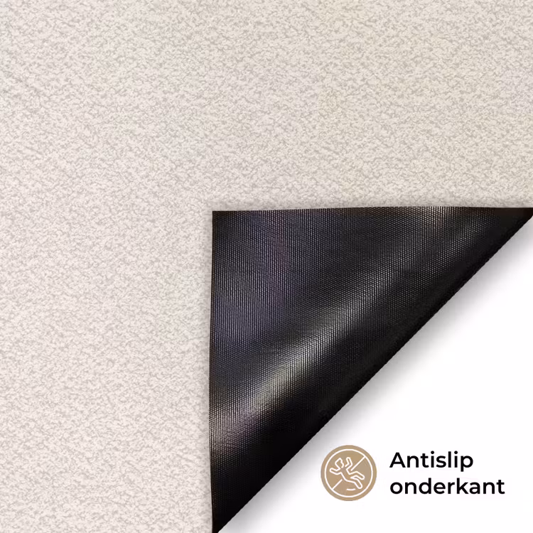 Paardenbloem - Minimalistisch - Wit Deurmat klein -antislip_NL