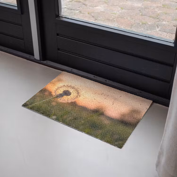 Paardenbloem - Zonsondergang - Veld Deurmat klein -sfeer2
