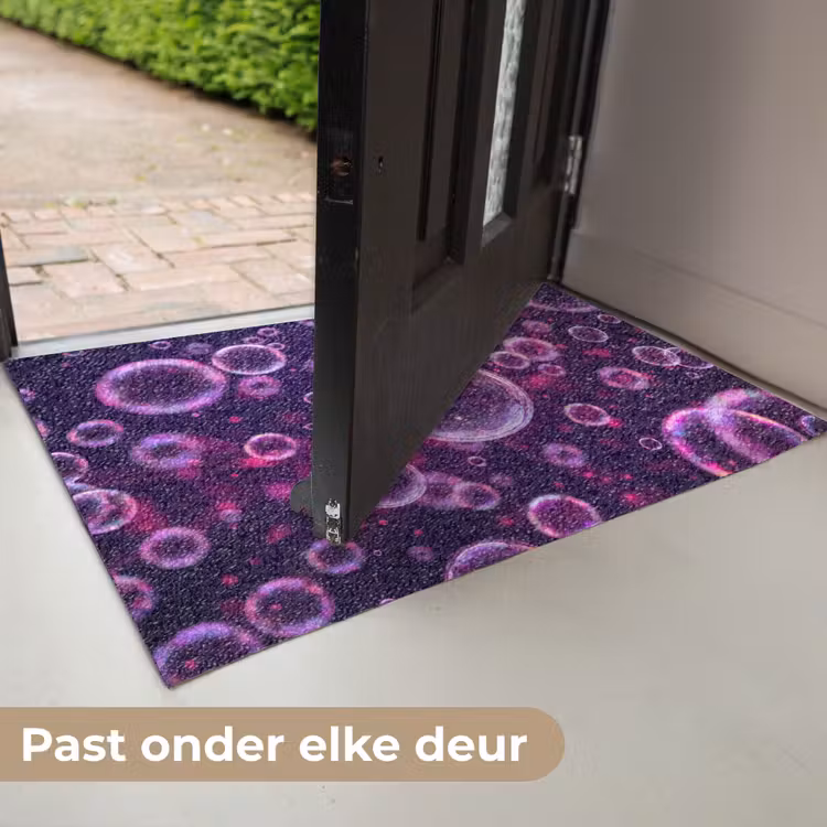 Paars - Bubbels - Schuim Deurmat klein -USP_NL