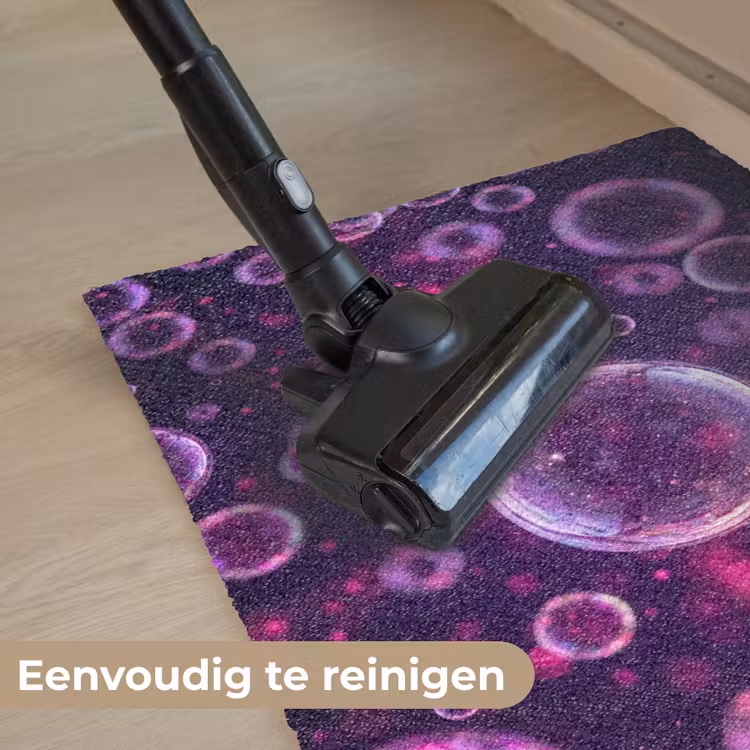 Paars - Bubbels - Schuim Deurmat klein -reinigen_NL