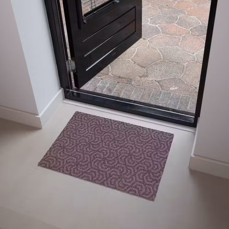 Paars - Geometrisch - Patroon - Donker Deurmat klein 898 -sfeer5