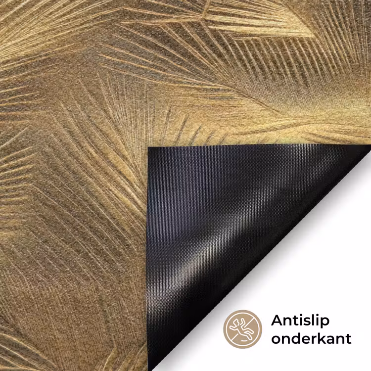 Palm - Waaier - Goud Deurmat klein 898 -antislip_NL