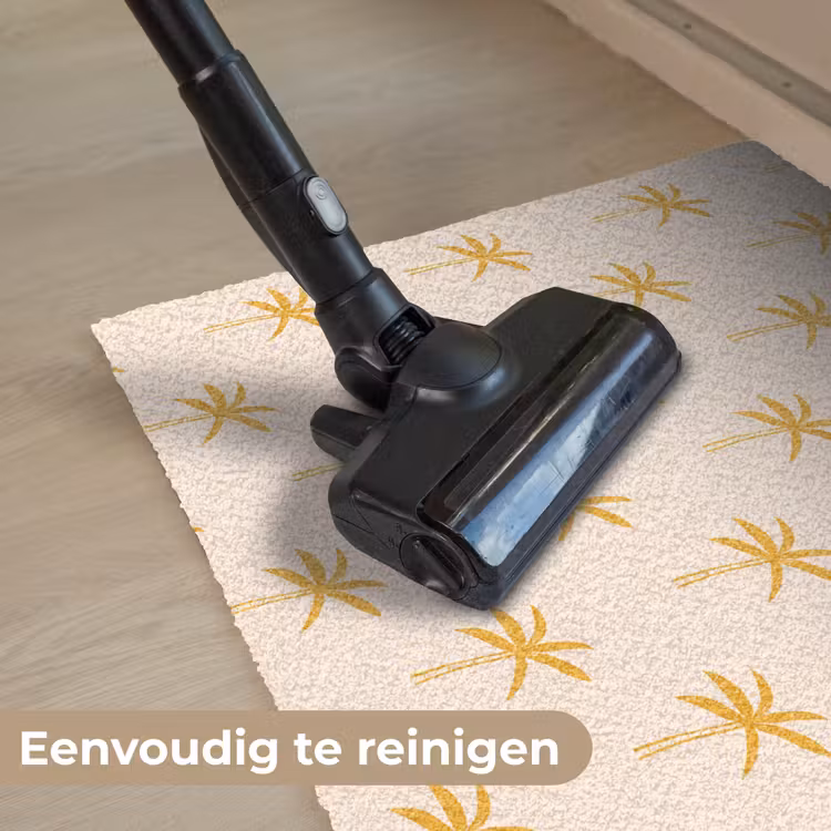 Palmbomen - Beige - Oranje - Patroon - Zomer Deurmat klein -reinigen_NL