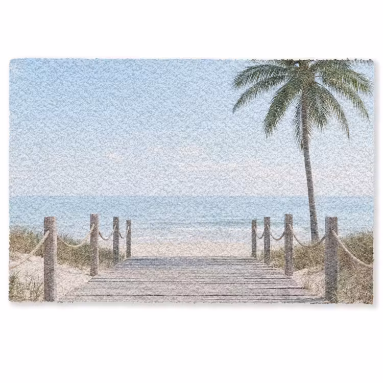 Palmbomen - Pad - Horizon Deurmat klein -zkaufland3d