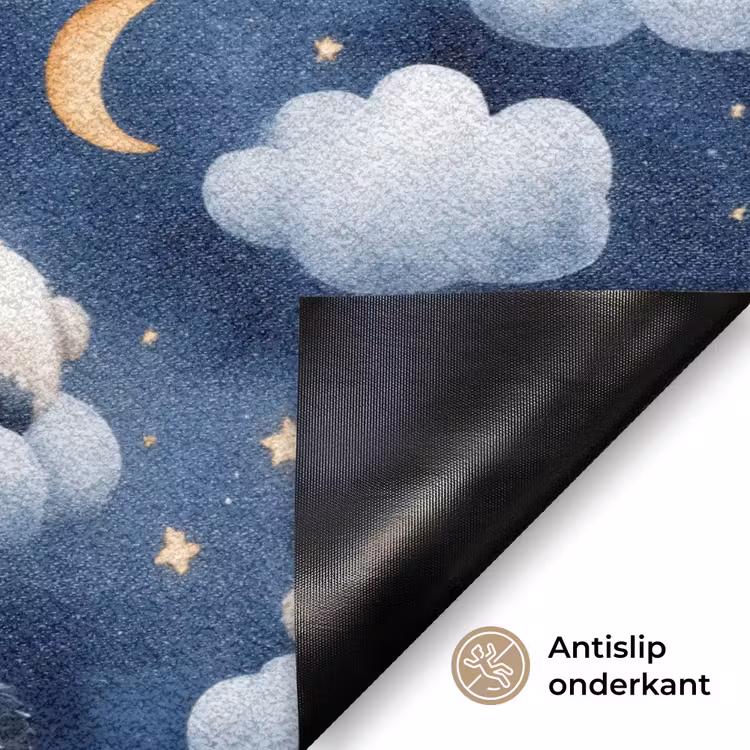 Panda's - Slapen - Blauw Deurmat klein 898 -antislip_NL