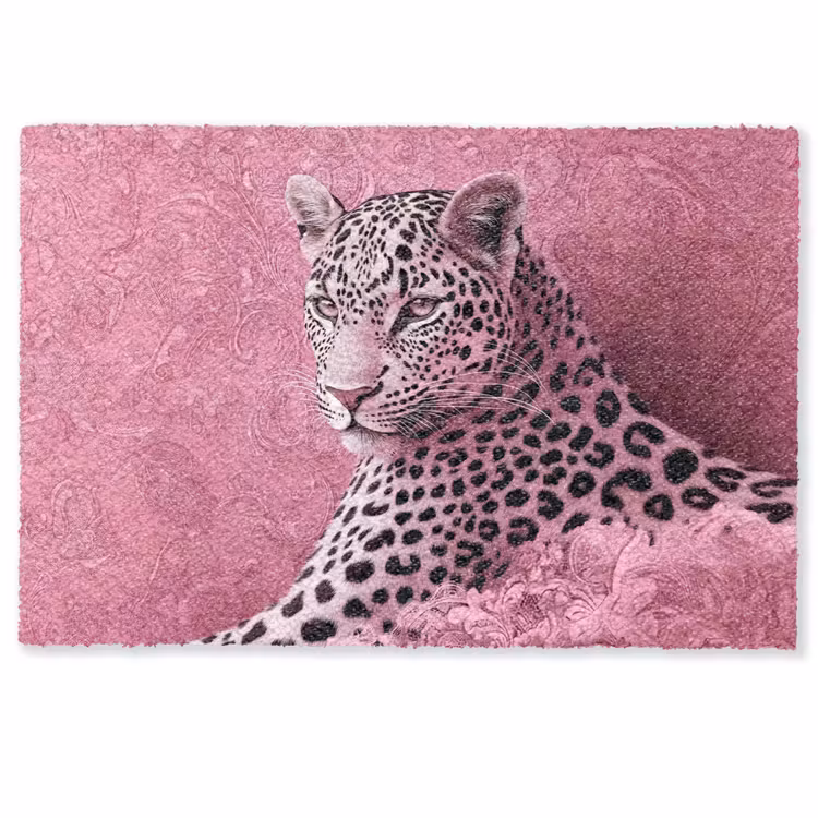 Panter - Luxe - Roze Deurmat klein -zkaufland3d